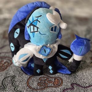 Shadow Milk Cookie Figure Plush Doll Cookie Run: Kingdom Game Collection